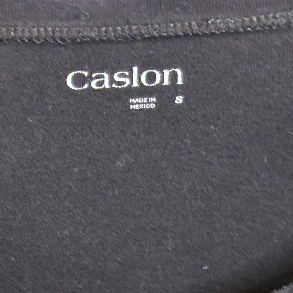 Caslon / Nordstrom Women's Black Long Sleeve Scoopneck Shirt, Small - Picture 3 of 3